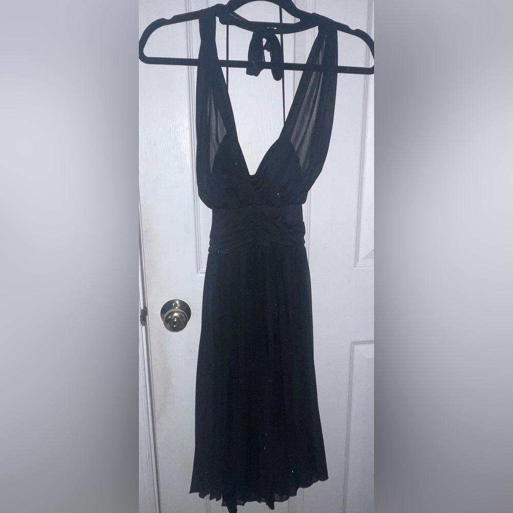 Black sparkling dress